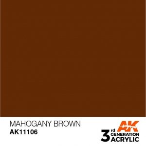 AK Interactive AK11106 MAHOGANY BROWN – STANDARD 17ml