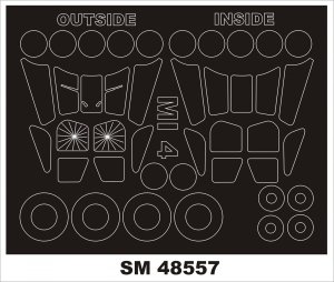 Montex SM48557 Mi-4 for TRUMPETER 1/48