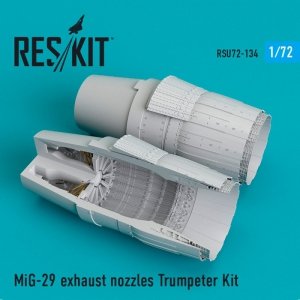 RESKIT RSU72-0134 MiG-29 exhaust nozzles for Trumpeter 1/72