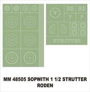 Montex MM48505 Sopwitch 1-Strutter RODEN 402 1/48