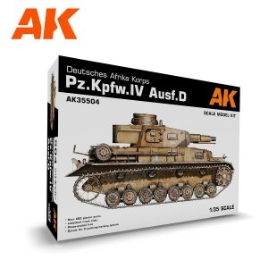 AK Interactive AK35504 PZ.KPFW.IV AUSF.D AFRIKA KORPS 1/35