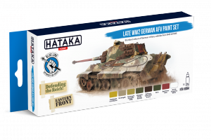 Hataka HTK-BS94 Late WW2 German AFV paint set (8x17ml)
