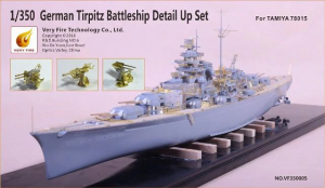 Very Fire VF350005 German Tirpitz Battleship Detail Up Set for Tamiya 78015 1/350