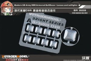 Voyager Model BR35009 D9R Armored BullDozer Lenses and taillights (For MENG SS-002) 1/35