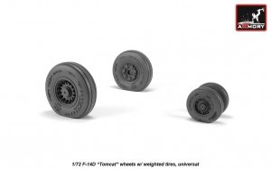 Armory Models AW72332 F-14D Tomcat late type wheels w/ weighted tires 1/72