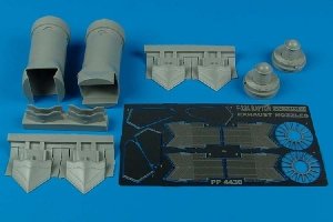 Aires 4430 F-22A Raptor exhaust nozzle 1/48 Academy
