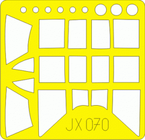 Eduard JX070 P-47D-20 1/32 TRUMPETER