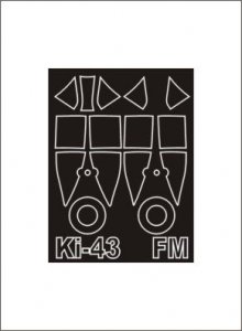 Montex SM48295 Ki-43 I Oscar FINE MOLDS