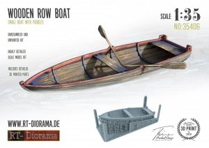 RT-Diorama 35406 Wooden Raw Boat 1/35