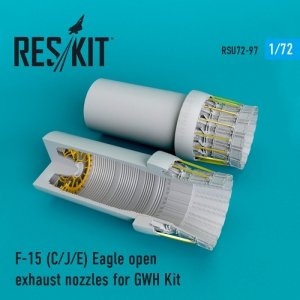 RESKIT RSU72-0097 F-15 C/J/E Eagle open exhaust nozzles for Great Wall Hobby 1/72