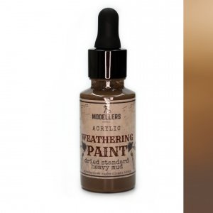 Modellers World MWE019 Weathering paint: Dried standard heavy mud 30 ml