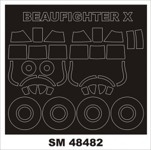 Montex SM48482 Beaufighter TF.X REVELL 1:48