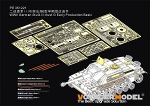 Voyager Model PE351221 WWII German StuG.III Ausf.G Early Production Basic (For RFM 5073) 1/35