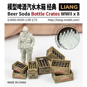 Liang 0434 Beer Soda Bottle  Crates WWII x 8 1/48 - 1/72