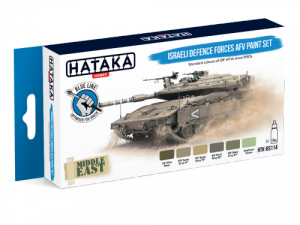 Hataka HTK-BS114 Israeli Defence Forces AFV paint set (6x17ml)