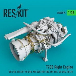 RESKIT RSU35-0009 T700 Right  Engine (SH-60B, SH-60F, HH-60H, MH-60R, MH-60S, MH-60L, UH-60A, HH-60) 1/35