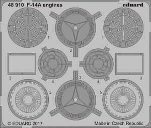 Eduard 48910 F-14A engines TAMIYA 1/48