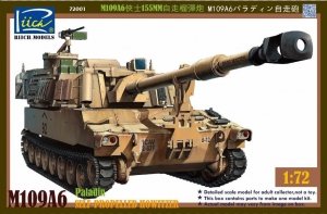 Riich Models RT72001 M109A6 Paladin Self-Propelled Howitzer 1:72