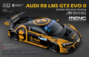 Meng Model CS-011 Audi R8 LMS GT3 EVO II B-Quik Absolute Racing 1/24