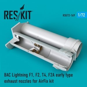 RESKIT RSU72-0169 BAC LIGHTNING (F1, F2, T4, F2A) EXHAUST NOZZLES EARLY TYPE FOR AIRFIX KIT 1/72
