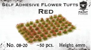 Paint Forge PFFL2608 Red Flowers 6mm
