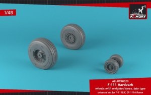 Armory Models AW48320 F-111E/F Aardvark / EF-111A Raven wheels w/ weighted tyres 1/48