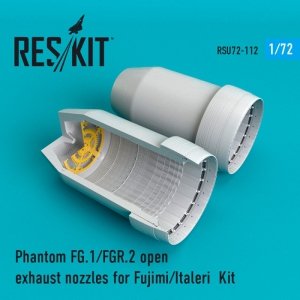 RESKIT RSU72-0112 Phantom FG.1/FGR.2 open exhaust nozzles for Fujimi/Italeri 1/72