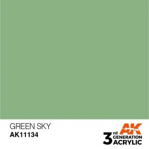 AK Interactive AK11134 GREEN SKY – STANDARD 17ml