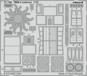 Eduard 72746 TBM-3 exterior HOBBY BOSS 1/72