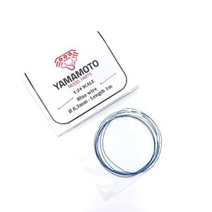 Yamamoto Model Parts YMPTUN82 Blue wire 0,3 Lenght 1m 1/24