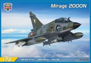 Modelsvit 72076 Mirage 2000N with ASMP cruise missile 1/72