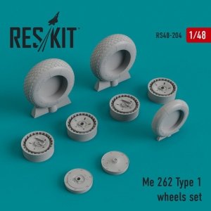 RESKIT RS48-0204 Me.262 Type 1 wheels set 1/48