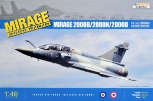 Kinetic K48032 Dassault Mirage 2000B/N/D 1/48