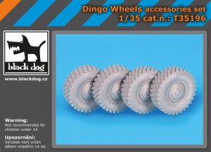 Black Dog T35196 Dingo wheels accessories set 1/35
