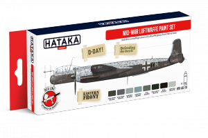 Hataka Hobby HTK-AS110 Mide-War Luftwaffe Paint Set 8x17 ml