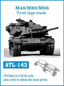 Friulmodel 1:35 ATL-143 M-48 / M-60 / M-88 T142 type track