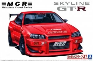 Aoshima 06351 Nissan MCR BNR34 Skyline GT-R 1/24
