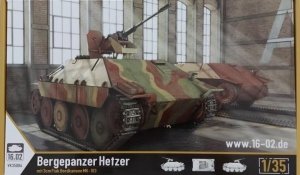 16.02 VK35004 Bergepanzer Hetzer mit 3cm Flak Bordkanone MK-103 1/35