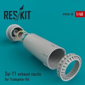 RESKIT RSU48-0020 Su-11 exhaust nozzle for Trumpeter kit 1/48
