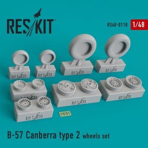 RESKIT RS48-0118 B-57 Canberra type 2 wheels set 1/48