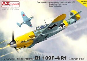 AZ Model AZ7687 Bf 109F-4/R1 „Cannon Pod“ 1/72