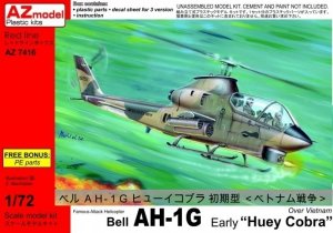 AZmodel AZ7416 Bell AH-1G Early Huey Cobra Over Vietnam 1/72