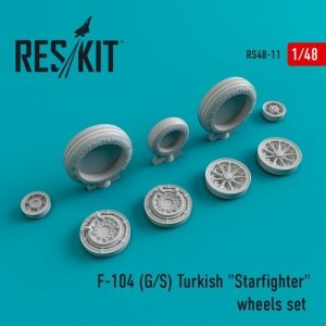 RESKIT RS48-0011 F-104 (G/S) Turkish Starfighter wheels set 1/48