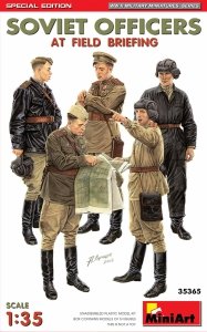 MiniArt 35365 SOVIET OFFICERS AT FIELD BRIEFING. SPECIAL EDITION 1/35