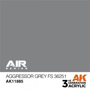 AK Interactive AK11885 AGGRESSOR GREY FS 36251 – AIR 17ml
