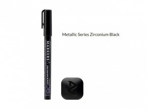 Gaahleri GM-MS06 Metallic Series Markers Zirconium Black