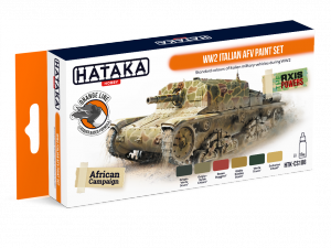 Hataka HTK-CS106 WW2 Italian AFV paint set (6x17ml)