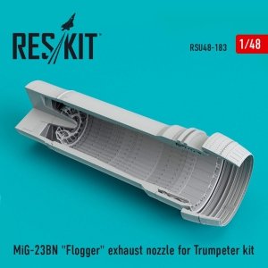 RESKIT RSU48-0183 MIG-23BN FLOGGER EXHAUST NOZZLE FOR TRUMPETER KIT 1/48