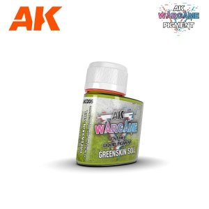 AK Interactive AK1205 GREENSKIN SOIL – ENAMEL LIQUID PIGMENT 35ml