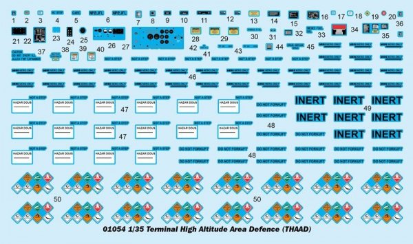 Trumpeter 01054 Terminal High Altitude Area Defence THAAD 1/35